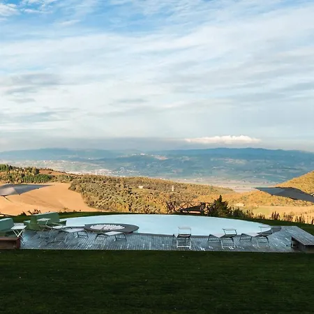 Villa Todi - Di Lusso Con Piscina A Sfioro E Vista A 360°