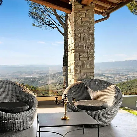Todi - Di Lusso Con Piscina A Sfioro E Vista A 360°